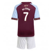 Aston Villa John McGinn #7 Domáci Detský futbalový dres 2025-26 Krátky Rukáv (+ trenírky)